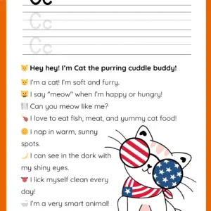 Letter C Writing Practice