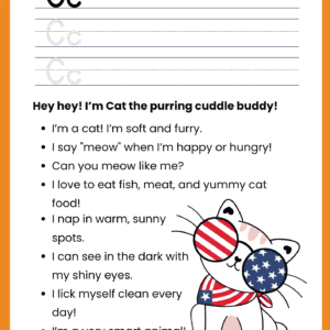 letter C writing practice