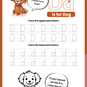 Tracing the Letter D