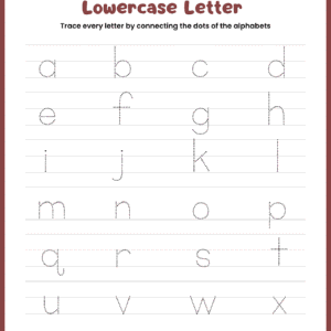 Lowercase Letter Tracing